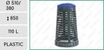 Waste bag holder grey-blue 110 liter popelnice na tříděný odpad Plast Šedá, Modrá L 01-1100be