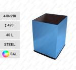 GESSERIT S 410x210x490 RAL 40 liter kovový Odpadkový koš L Podle požadované barvy vzorníku 01-824