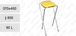 Waste bag holder yellow 80 liter Stojany na odpadkové pytle Ocel, Plast L Žlutá 01-1093y