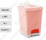 Pedálový odpadkové koše 10 L Plast [NA], [NA]   190 X 240 X 280   mm