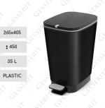 Pedálový odpadkové koše 35 L Plast [NA]   265 X 405 X 450   mm