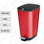 Pedálový odpadkové koše 50 L Plast [NA]   290 X 445 X 605   mm