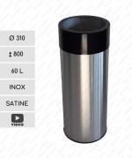 GESSERIT CINEMA 310 Inox 60 liter Nerezový Koš na odpad L Leštěný 01-805