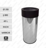 GESSERIT CINEMA 310 Inox Mirror 60 liter Koš na odpad nerezová ocel L Zrcadlový 01-806