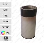 GESSERIT CINEMA 310x600 Inox 40 liter Koš na odpadky nerez ocel L Leštěný 01-1166