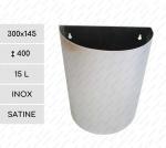 GESSERIT FF Inox 15 liter Nástěnný odpadkový koš L Leštěný 01-343
