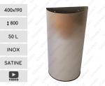 GESSERIT FF Inox 50 liter Odpadkový nástěnný koš nerezový L Leštěný 01-1161