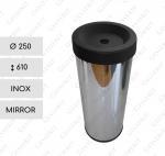 GESSERIT M 250 Inox Mirror popelník nerez ocel  Zrcadlový 01-752