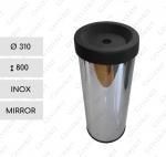 GESSERIT M 310 Inox Mirror popelník nerez ocel  Zrcadlový 01-746