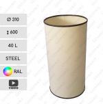GESSERIT O 310x600 RAL 40 liter koš na smetí kovový L Podle požadované barvy vzorníku 01-1162