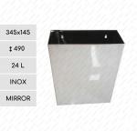 GESSERIT SZF Inox Mirror 24 liter Nástěnný odpadkový koš L Zrcadlový 01-345