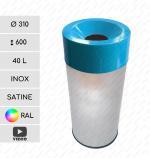 GESSERIT Torda 310x600 Inox 40 liter Koš na odpad nerezová ocel L Leštěný 01-1165