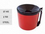 Wall Ashtray Red - Black popelník nástěnný Červená, Černá 01-340